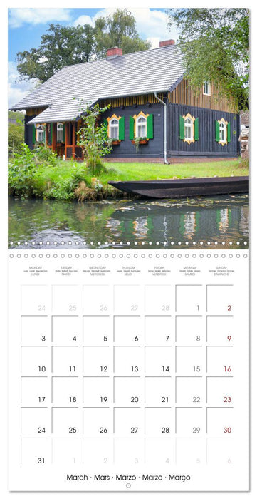 Spreewald - A Natural Paradise (CALVENDO Monthly Calendar 2025)