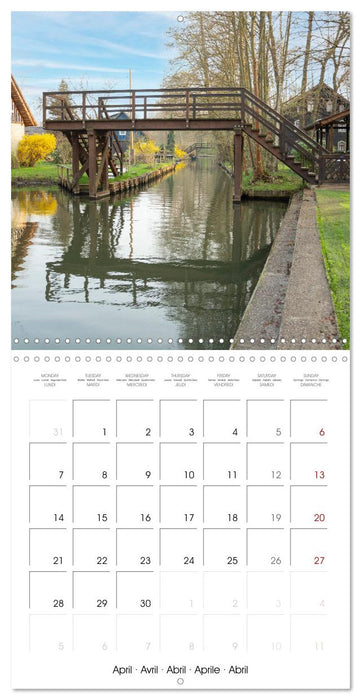 Spreewald - A Natural Paradise (CALVENDO Monthly Calendar 2025)