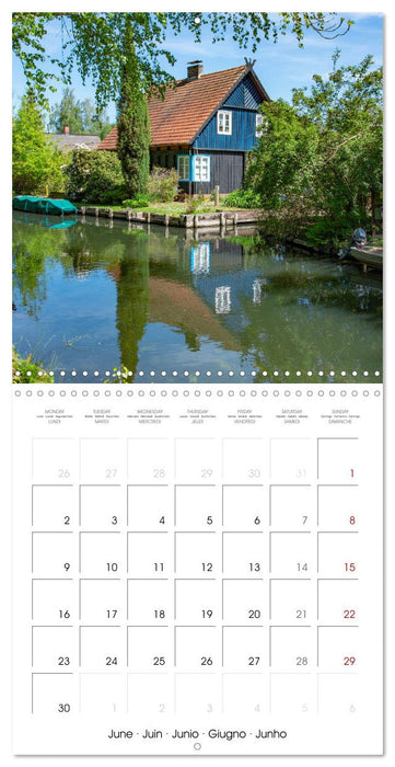 Spreewald - A Natural Paradise (CALVENDO Monthly Calendar 2025)