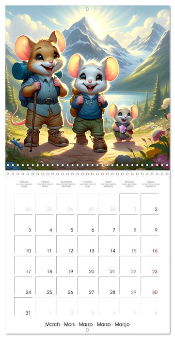 Mice dreams (CALVENDO Monthly Calendar 2025)