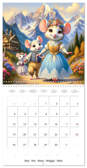 Mice dreams (CALVENDO Monthly Calendar 2025)