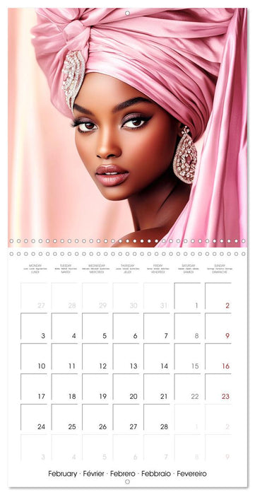 African Touch (CALVENDO Monthly Calendar 2025)