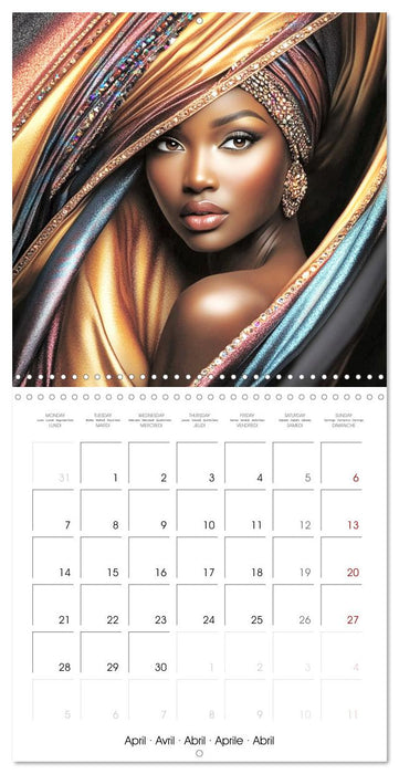 African Touch (CALVENDO Monthly Calendar 2025)