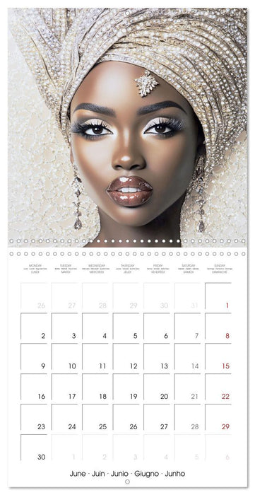 African Touch (CALVENDO Monthly Calendar 2025)