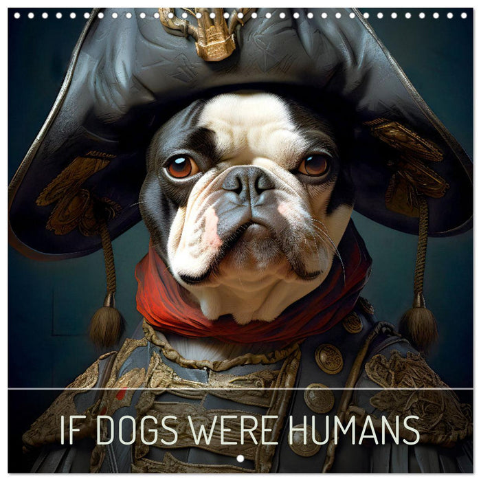 If dogs were humans (CALVENDO Monthly Calendar 2025)