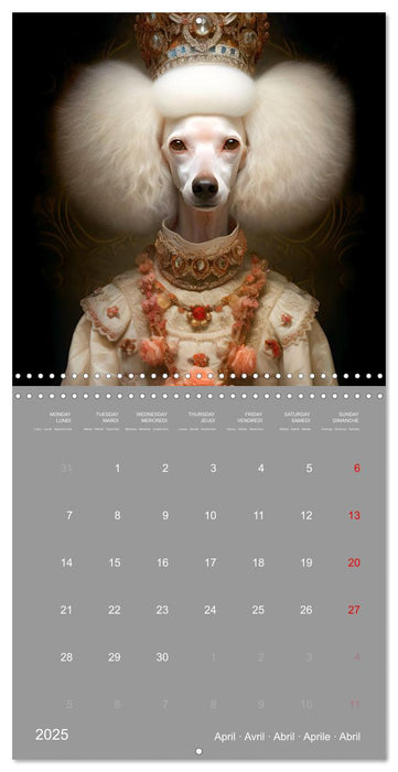 If dogs were humans (CALVENDO Monthly Calendar 2025)