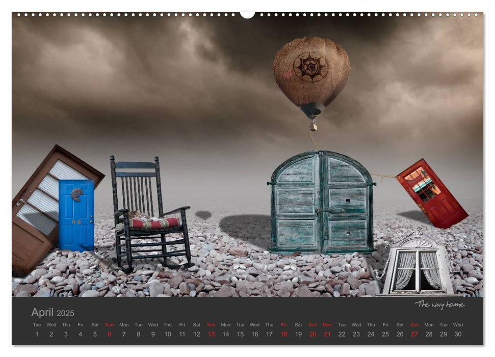 Journey in another World - Surreal Impressions (CALVENDO Premium-Calendar 2025)