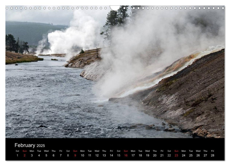 Beautiful Yellowstone and Grand Tetons National Parks (CALVENDO Monthly Calendar 2025)