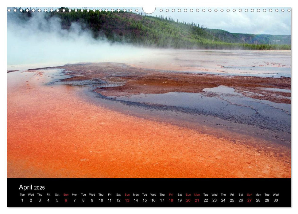 Beautiful Yellowstone and Grand Tetons National Parks (CALVENDO Monthly Calendar 2025)