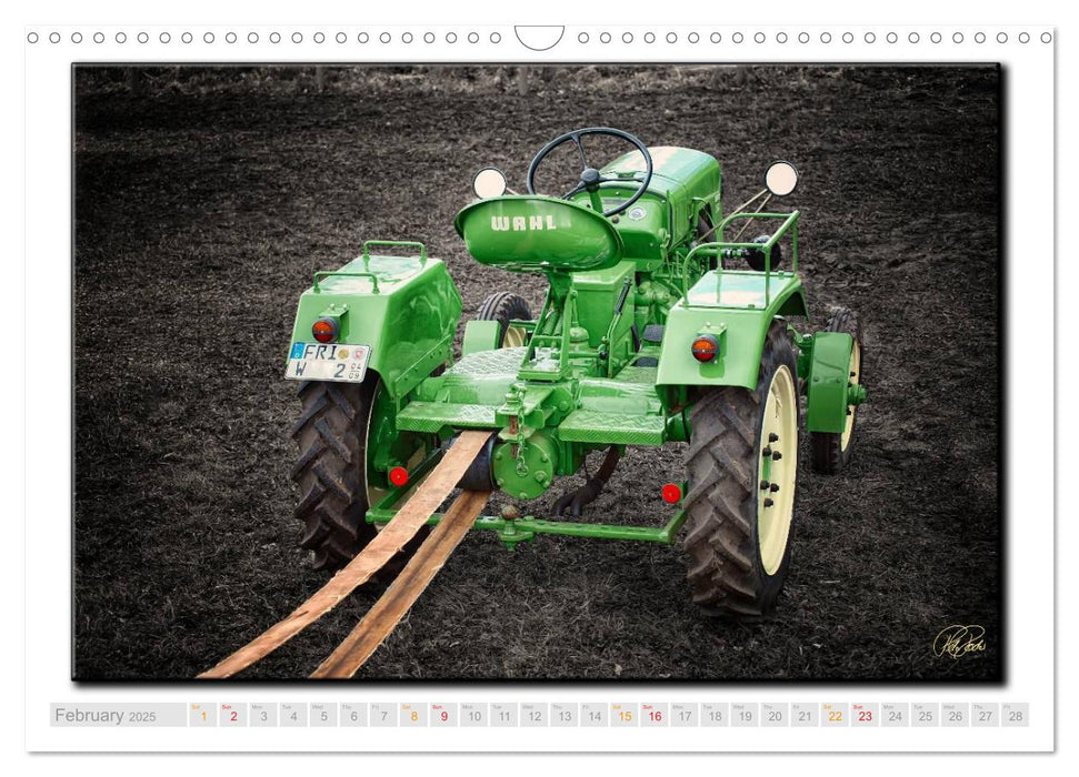 Oldtimer - tractors (CALVENDO Monthly Calendar 2025)