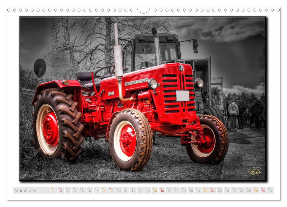 Oldtimer - tractors (CALVENDO Monthly Calendar 2025)