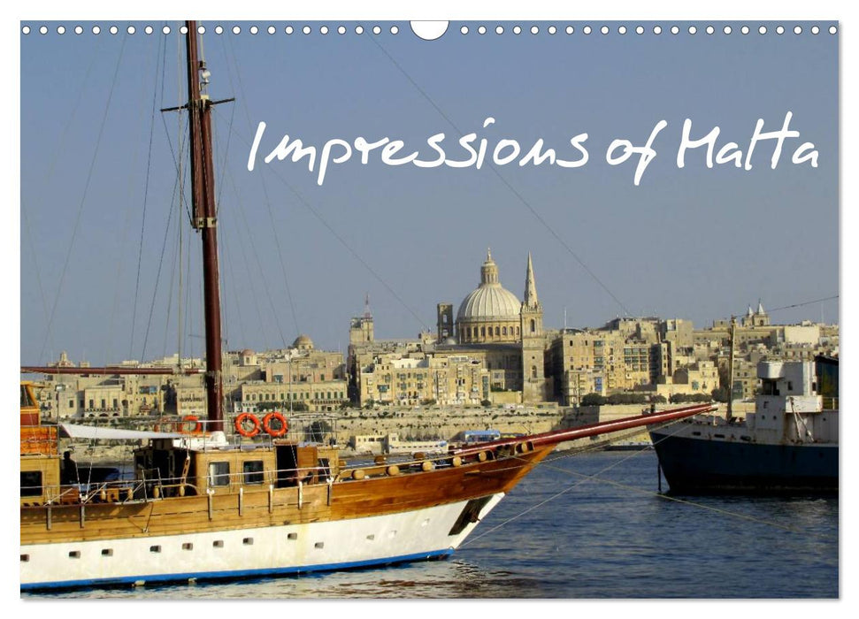 Impressions of Malta (CALVENDO Monthly Calendar 2025)