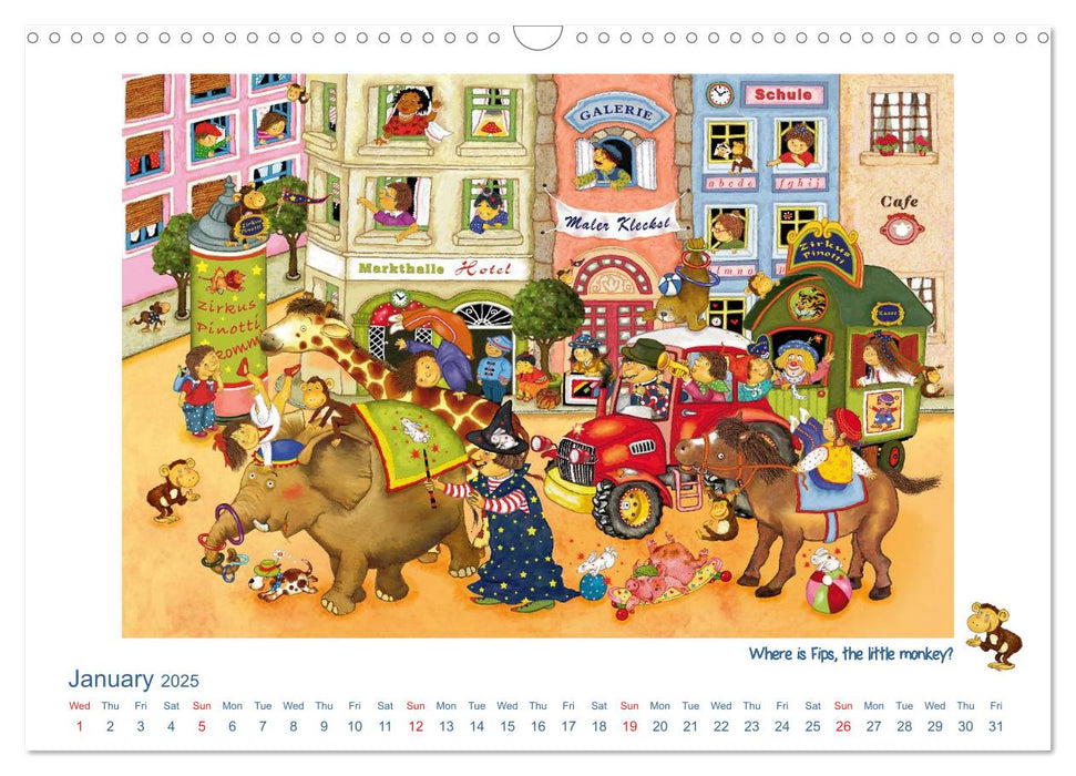 Funny Stories for Children (CALVENDO Monthly Calendar 2025)