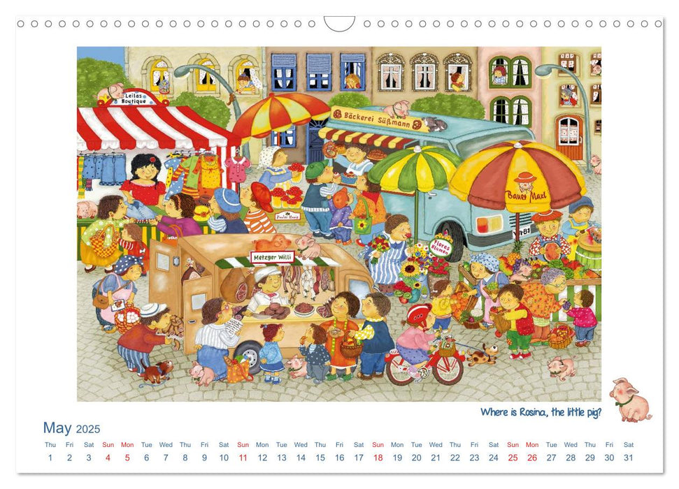 Funny Stories for Children (CALVENDO Monthly Calendar 2025)