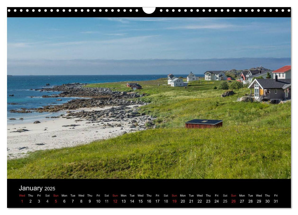 Summer on the Lofoten (CALVENDO Monthly Calendar 2025)