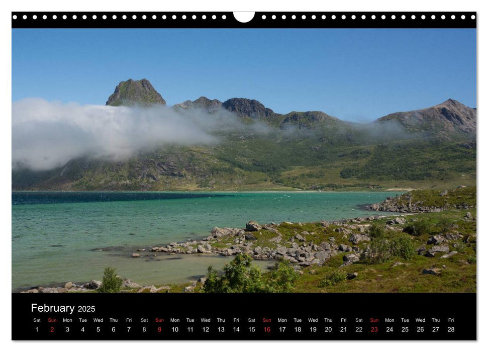 Summer on the Lofoten (CALVENDO Monthly Calendar 2025)