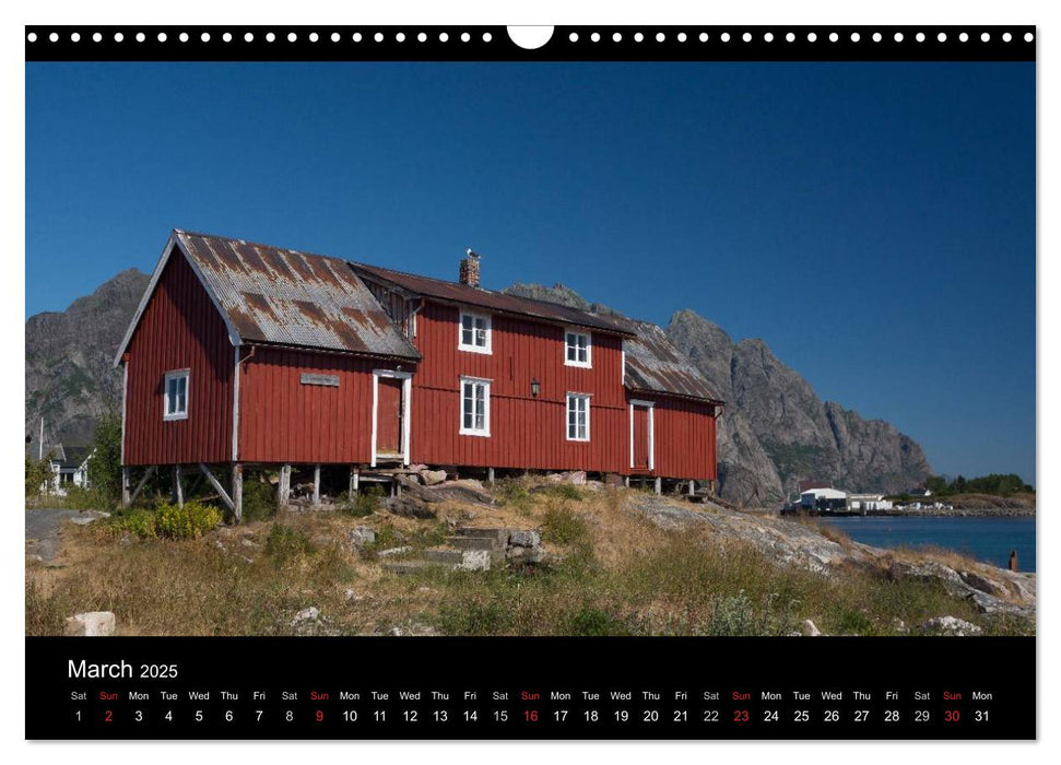 Summer on the Lofoten (CALVENDO Monthly Calendar 2025)