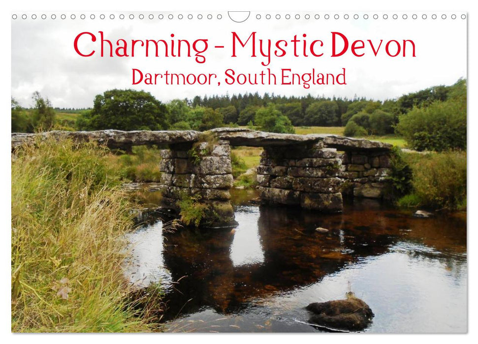 Charming - Mystic Devon Dartmoor, South England (CALVENDO Monthly Calendar 2025)