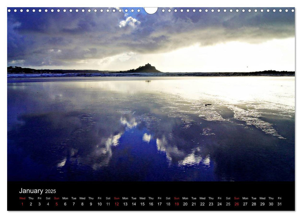 Inspiring and Evocative Cornwall (CALVENDO Monthly Calendar 2025)