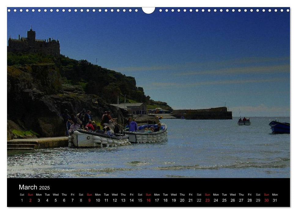 Inspiring and Evocative Cornwall (CALVENDO Monthly Calendar 2025)