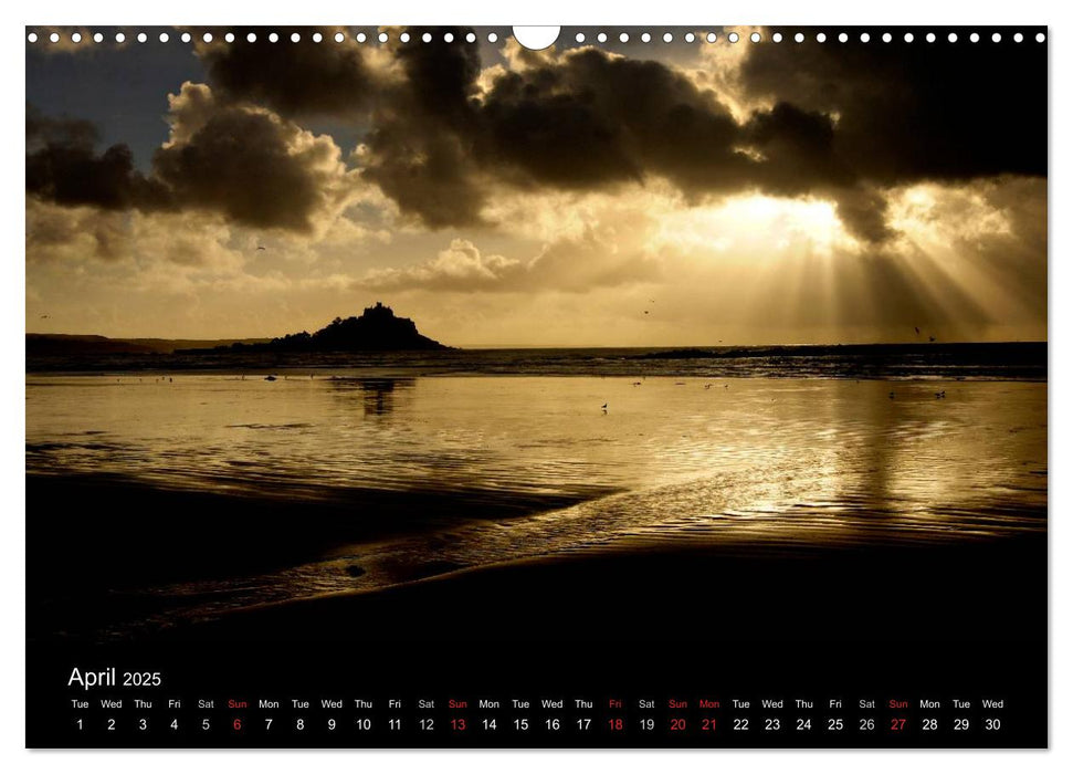 Inspiring and Evocative Cornwall (CALVENDO Monthly Calendar 2025)