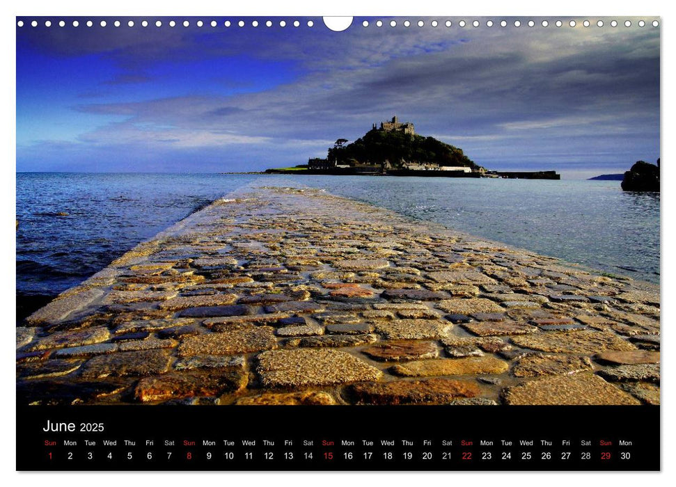 Inspiring and Evocative Cornwall (CALVENDO Monthly Calendar 2025)