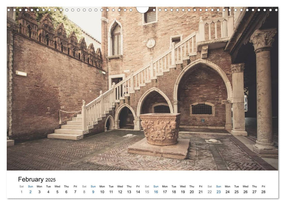 Venice - Silent views (CALVENDO Monthly Calendar 2025)