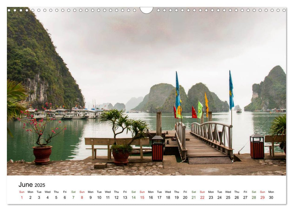 VIETNAM (CALVENDO Monthly Calendar 2025)