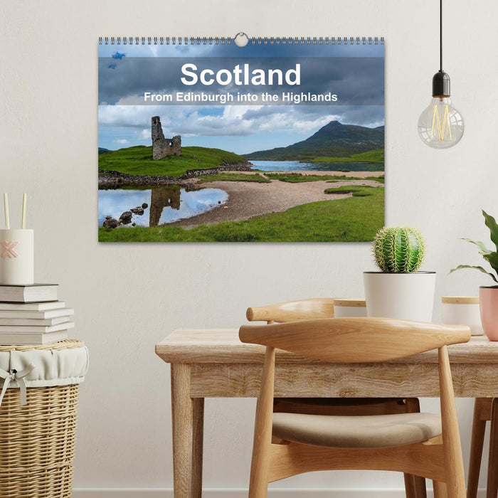 Scotland - From Edinburgh into the Highlands (CALVENDO Monthly Calendar 2025)