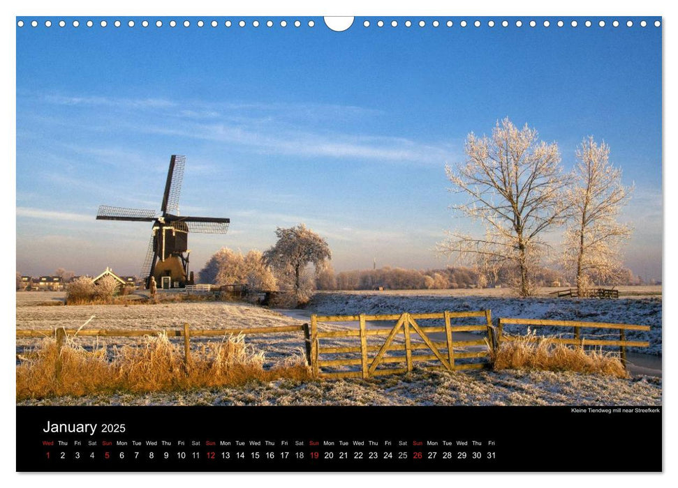 Dutch Landscapes: Alblasserwaard 2025 (CALVENDO Monthly Calendar 2025)