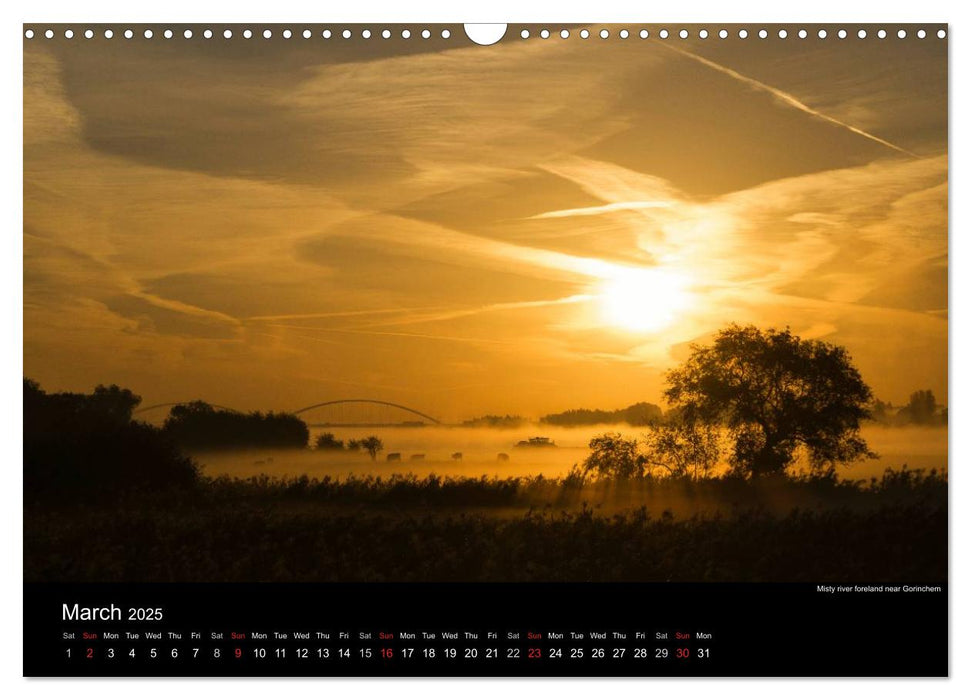 Dutch Landscapes: Alblasserwaard 2025 (CALVENDO Monthly Calendar 2025)