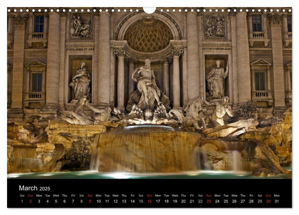 Rome (CALVENDO Monthly Calendar 2025)