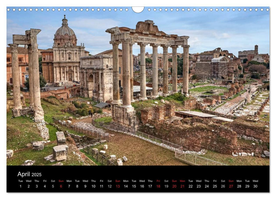 Rome (CALVENDO Monthly Calendar 2025)