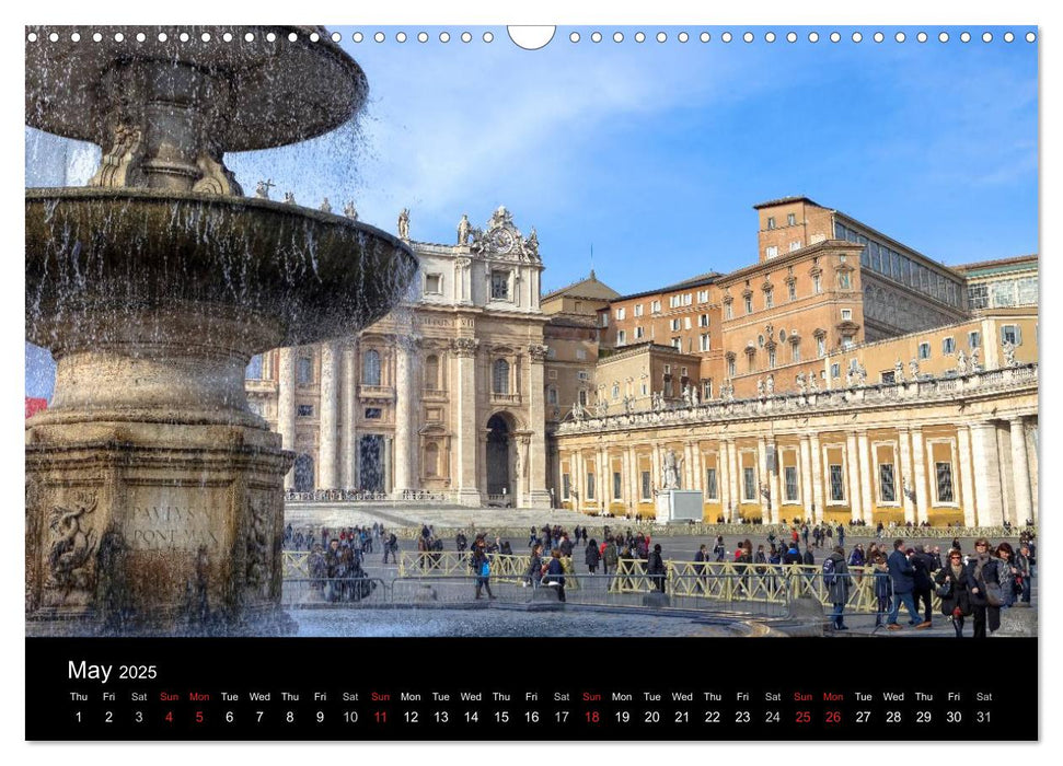 Rome (CALVENDO Monthly Calendar 2025)