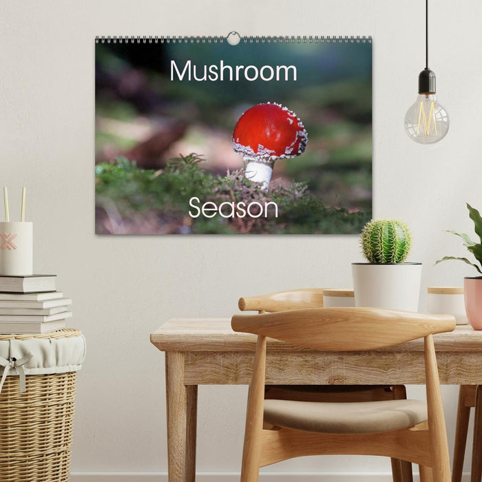 Mushroom Season (CALVENDO Monthly Calendar 2025)