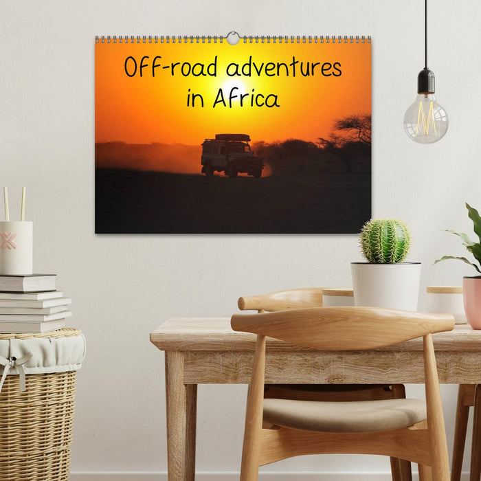 Off-road adventures in Africa (CALVENDO Monthly Calendar 2025)