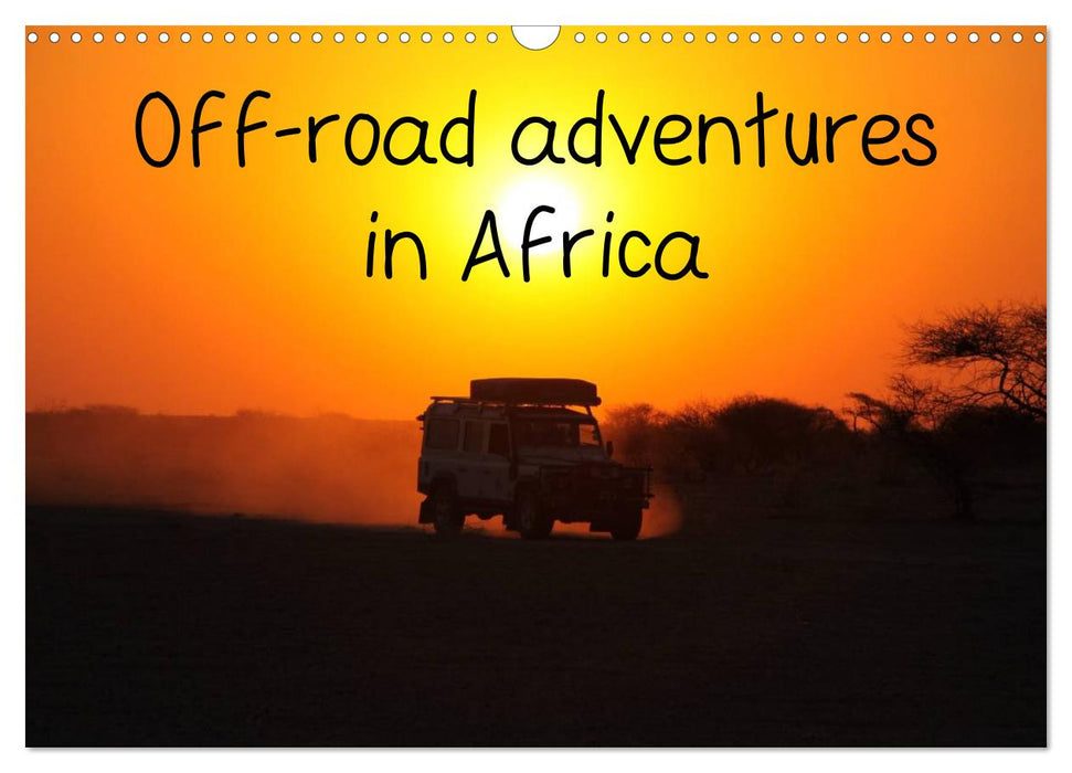 Off-road adventures in Africa (CALVENDO Monthly Calendar 2025)