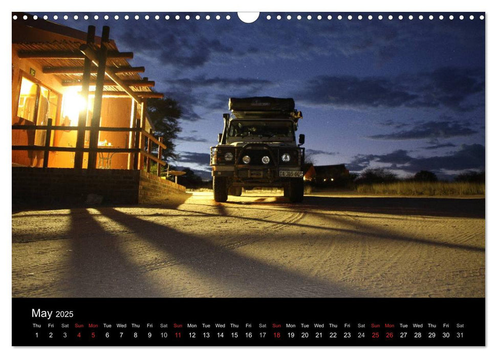 Off-road adventures in Africa (CALVENDO Monthly Calendar 2025)