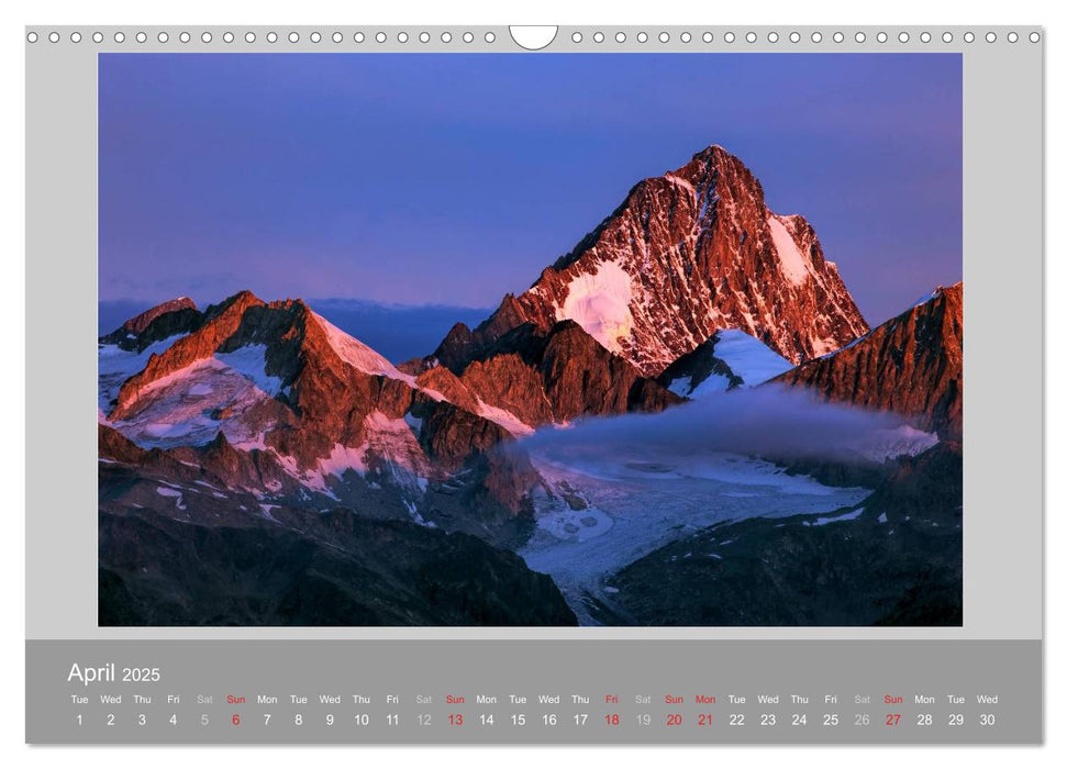 Switzerland Mountainscapes 2025 (CALVENDO Monthly Calendar 2025)