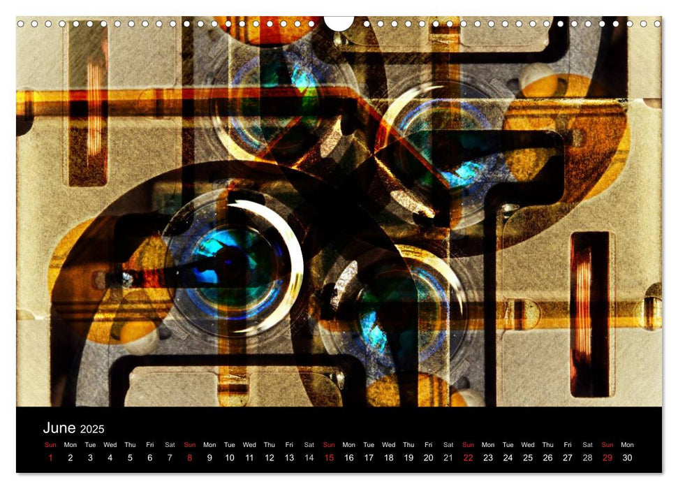 Computer Close Up (CALVENDO Monthly Calendar 2025)