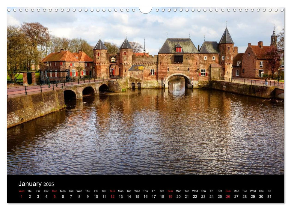 The Netherlands (CALVENDO Monthly Calendar 2025)