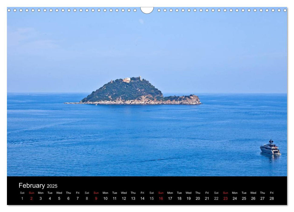 Liguria - Italian Riviera (CALVENDO Monthly Calendar 2025)