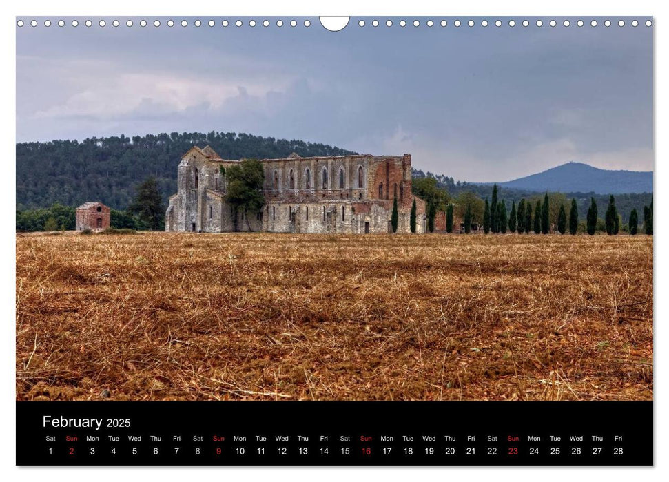 Tuscany (CALVENDO Monthly Calendar 2025)