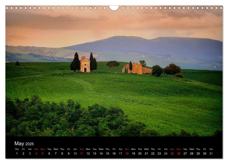 Tuscany (CALVENDO Monthly Calendar 2025)