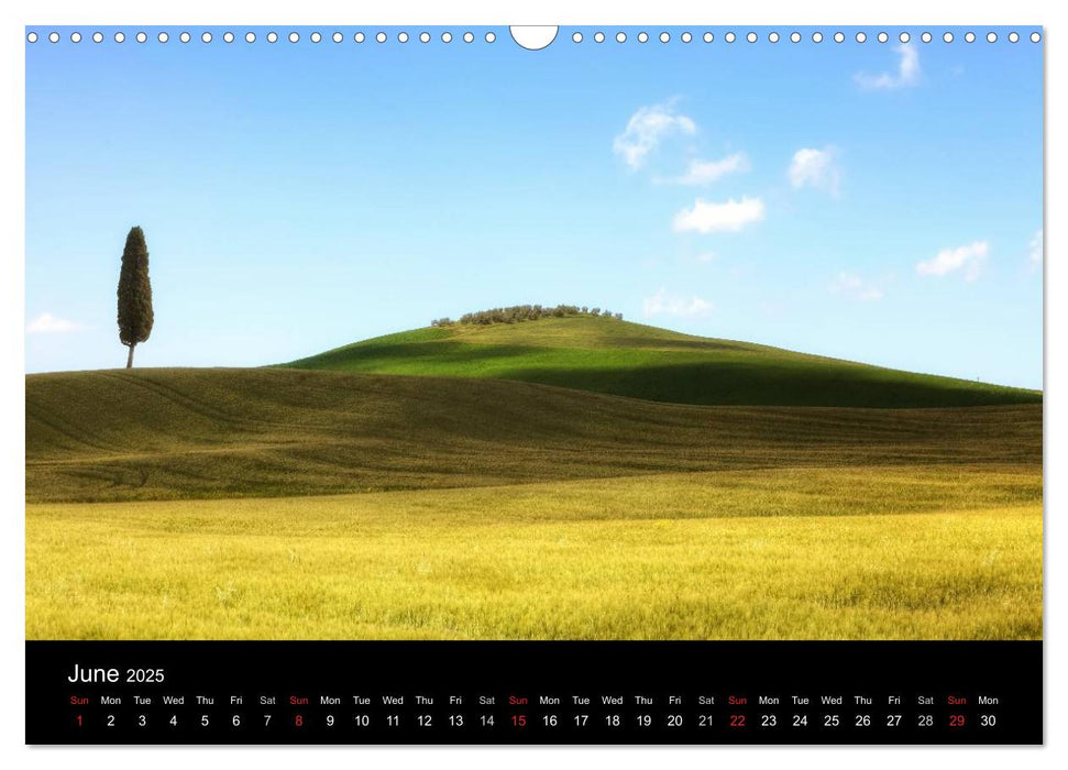 Tuscany (CALVENDO Monthly Calendar 2025)