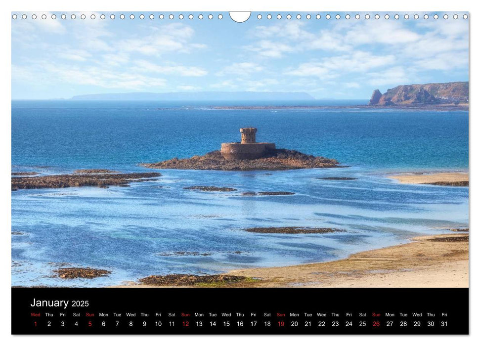 Jersey & Guernsey - Channel Islands (CALVENDO Monthly Calendar 2025)