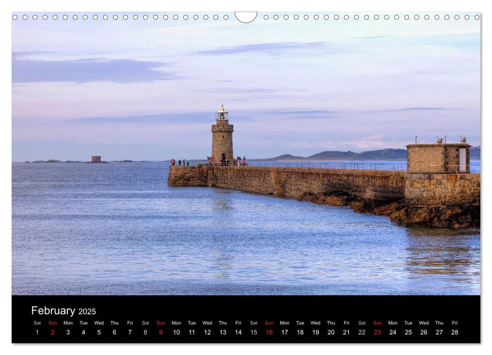 Jersey & Guernsey - Channel Islands (CALVENDO Monthly Calendar 2025)