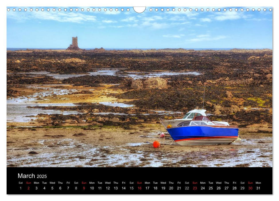 Jersey & Guernsey - Channel Islands (CALVENDO Monthly Calendar 2025)