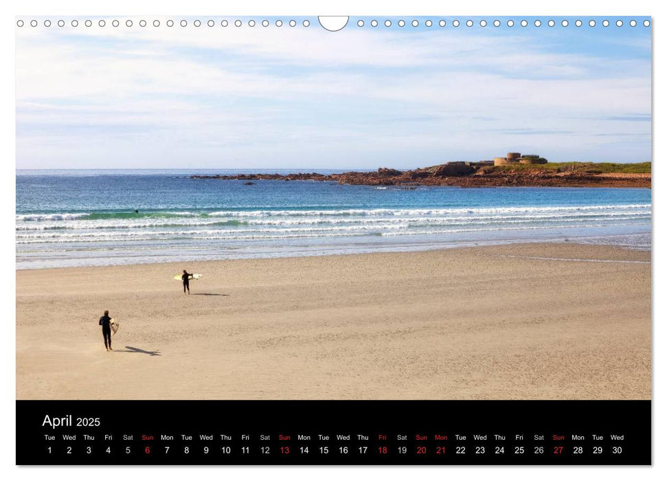 Jersey & Guernsey - Channel Islands (CALVENDO Monthly Calendar 2025)