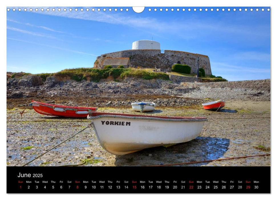 Jersey & Guernsey - Channel Islands (CALVENDO Monthly Calendar 2025)